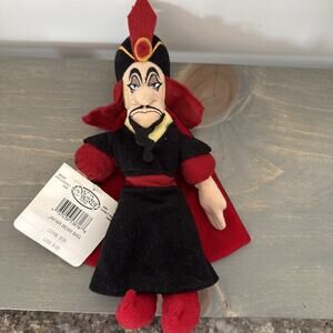 Disney Store Jafar Villain Aladdin Bean Bag Plush With Disney Store Tags New